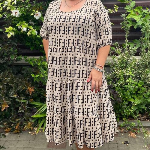 Платье BAT (52-56) 366 beige (лето) BAT 366 beige