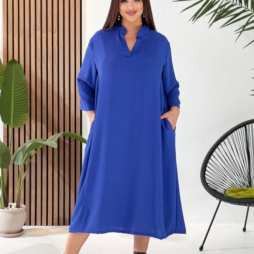 Платье BAT (52-60) 87 blue (лето) BAT 87 blue