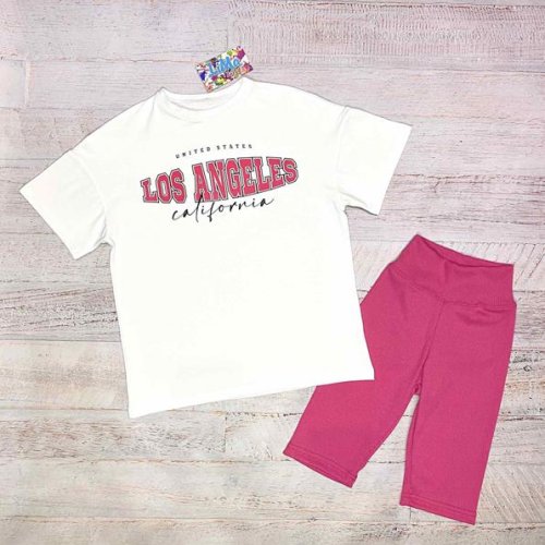 Костюм LiMa kids (134-158) 2314 white-crimson (лето) LiMa kids 2314 white-crimson