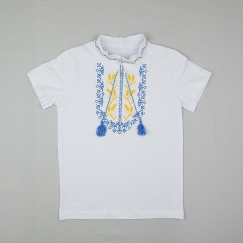 Вышиванка Webi (146-158) 15-11-11 white (лето) Webi 15-11-11 white