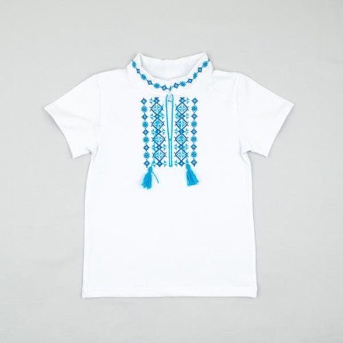 Вышиванка Webi (146-158) 15-11-5 white (лето) Webi 15-11-5 white