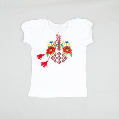 Вышиванка Webi (110-122) 15-12-1 white (лето) Webi 15-12-1 white