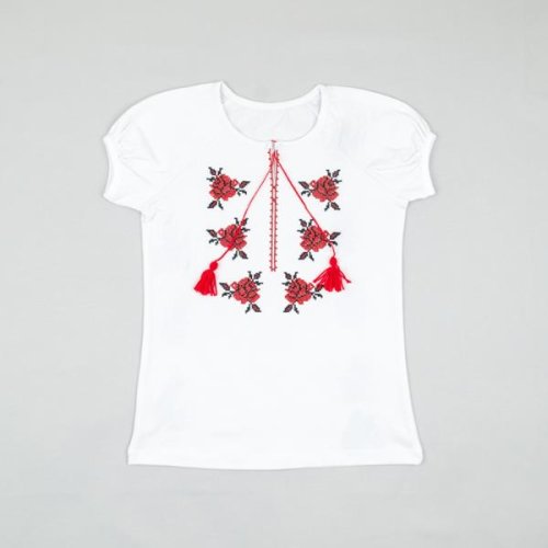 Вышиванка Webi (110-122) 15-12-3 white (лето) Webi 15-12-3 white