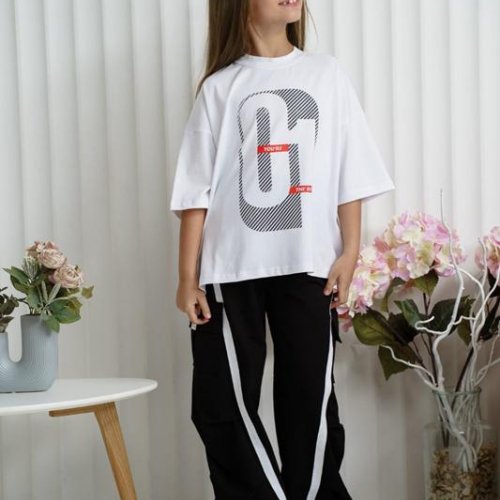 Футболка Ariamo (140-164) A43 white (лето) Ariamo A43 white