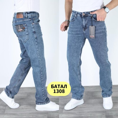Джинсы God Baron (32-40) 1308 blue (деми) God Baron 1308 blue