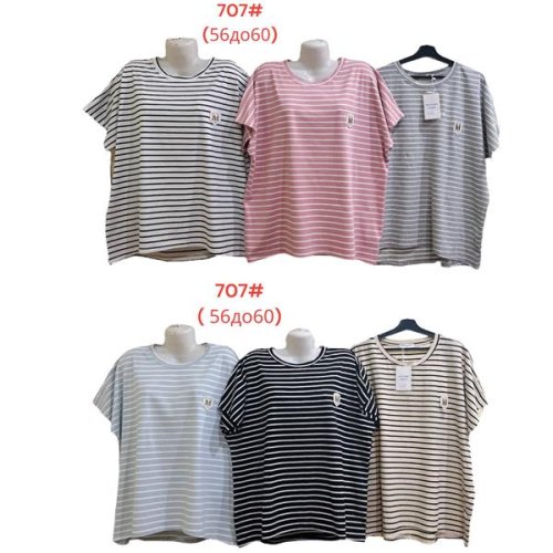 Футболка Katty (56-60) 707 mix (лето) Katty 707 mix