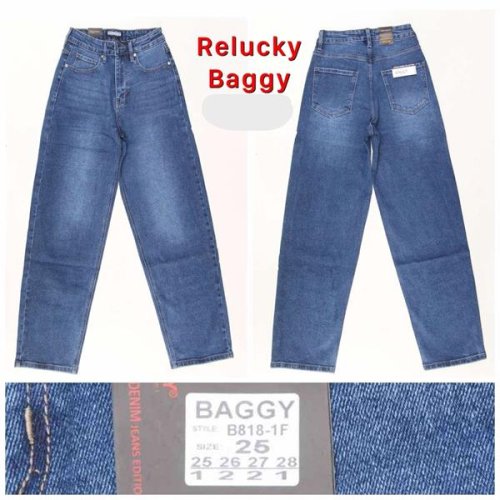 Джинсы Relucky (25-28) B818-1F blue (деми) Relucky B818-1F blue