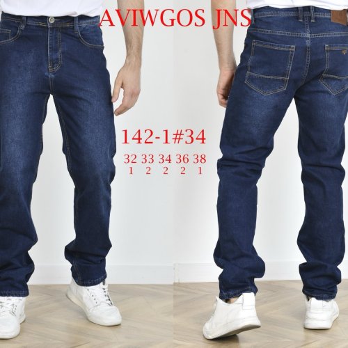 Джинсы God Baron (32-38) 142-1 blue (деми) God Baron 142-1 blue