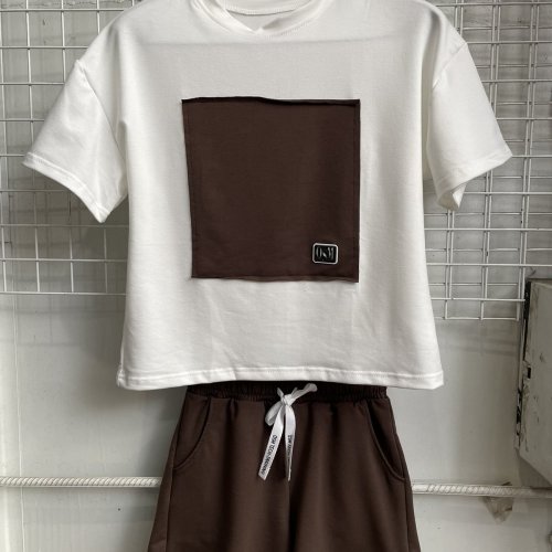 Костюм Sport style (2XL-5XL) 10269 brown (лето) Sport style 10269 brown