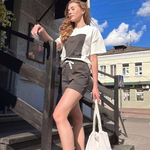 Костюм Sport style (2XL-5XL) 10269 grey (лето) Sport style 10269 grey