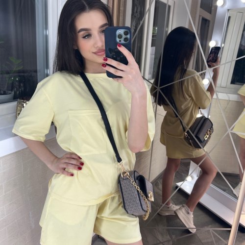 Костюм Valentina (42-50) 041 l.yellow (лето) Valentina 041 l.yellow