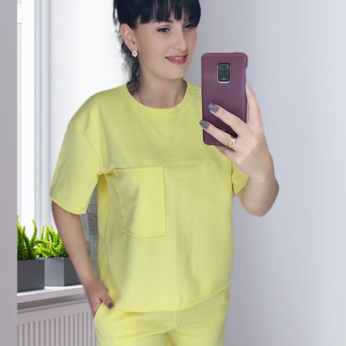 Костюм Valentina (42-50) 042 yellow (лето) Valentina 042 yellow