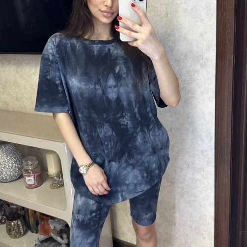 Костюм Valentina (42-56) VL85 navy (лето) Valentina VL85 navy