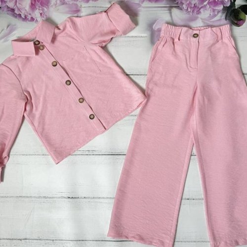 Костюм Moda school (122-152) 8503 powder (лето) Moda school 8503 powder