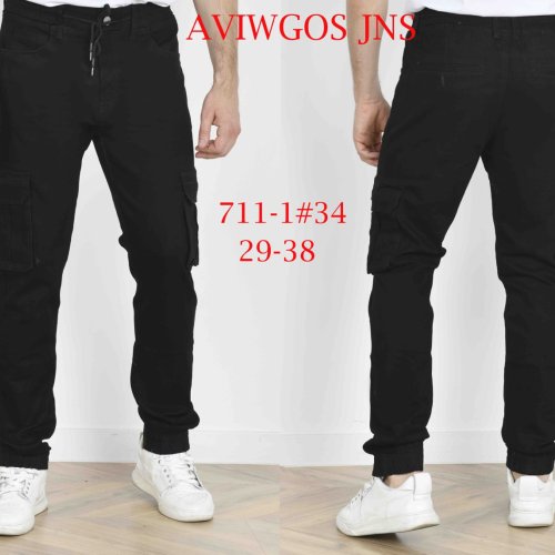 Джинсы God Baron (29-38) 711-1 black (деми) God Baron 711-1 black