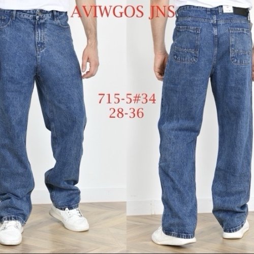 Джинсы God Baron (28-36) 715-5 blue (деми) God Baron 715-5 blue