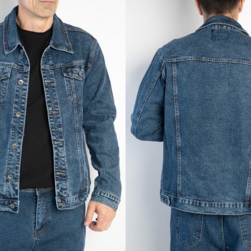 Куртка God Baron (XL-6XL) 207 blue (деми) God Baron 207 blue