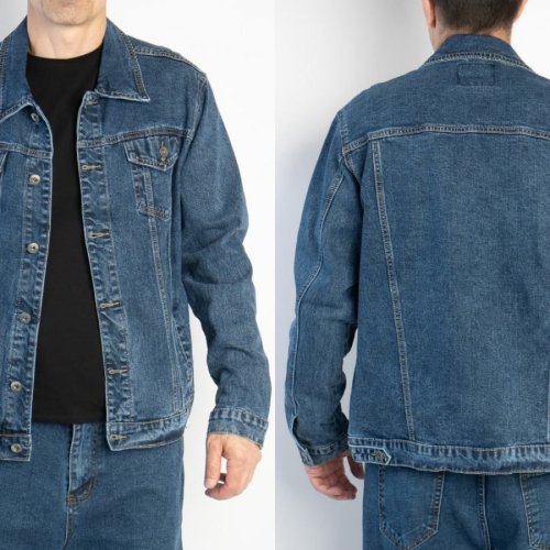 Куртка God Baron (L-5XL) 208 blue (деми) God Baron 208 blue