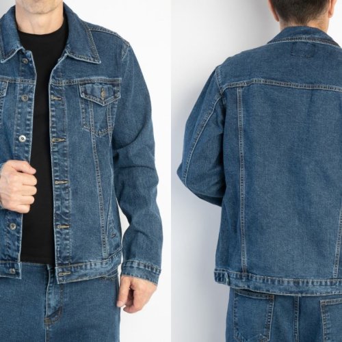 Куртка God Baron (L-5XL) 209 blue (деми) God Baron 209 blue