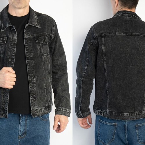 Куртка God Baron (M-4XL) 203 black (деми) God Baron 203 black