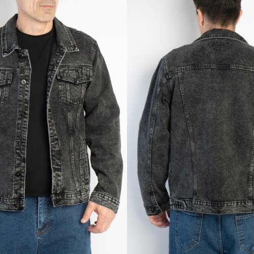 Куртка God Baron (XL-6XL) 201 black (деми) God Baron 201 black