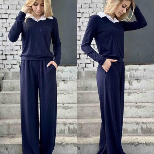 Костюм Karolina (32-42) KR264 navy (деми) Karolina KR264 navy