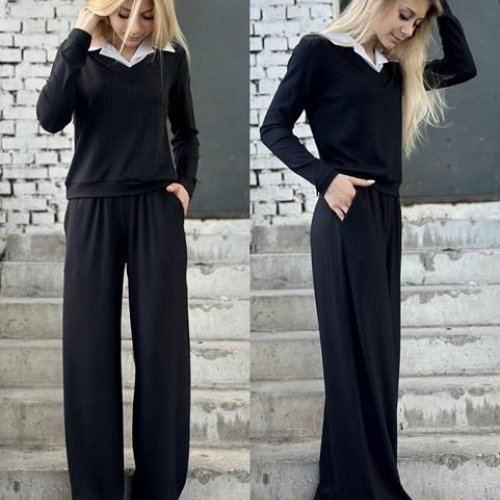 Костюм Karolina (32-42) KR265 black (деми) Karolina KR265 black