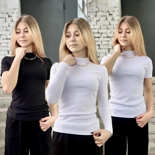 Гольф Karolina (34-42) KR263 white (деми) Karolina KR263 white