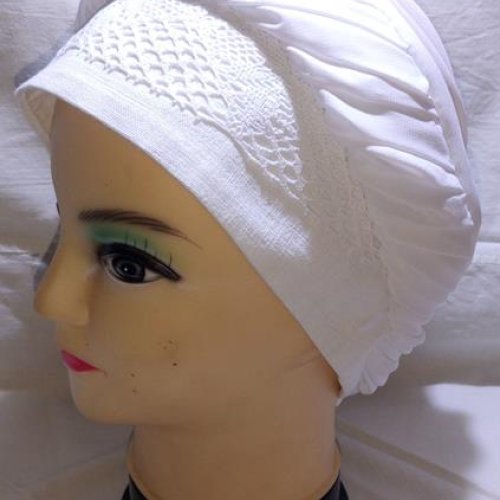 Чалма Mabi (56-62) MB216 white (лето) Mabi MB216 white