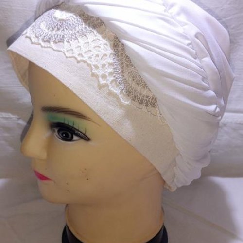 Чалма Mabi (56-62) MB222 white (лето) Mabi MB222 white