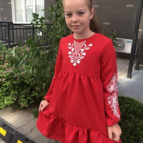 Платье Moda school (138-146) M25 red (лето) Moda school M25 red