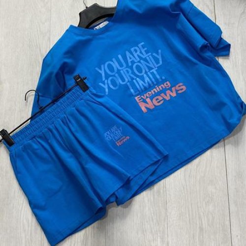 Костюм спорт Annet (S-L) AZ0160 blue (лето) Annet AZ0160 blue