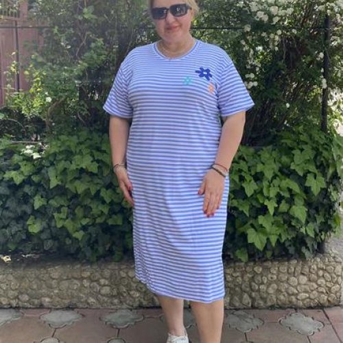 Платье BAT (46-56) 12 l.blue (лето) BAT 12 l.blue