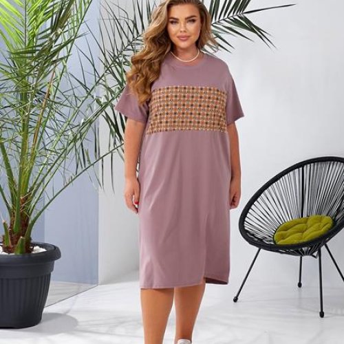 Платье BAT (42-56) 731 beige (лето) BAT 731 beige