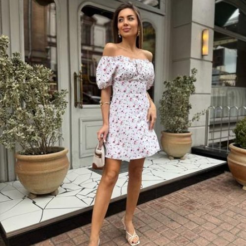 Платье Sofi Cor (42-48) 6040 white (лето) Sofi Cor 6040 white