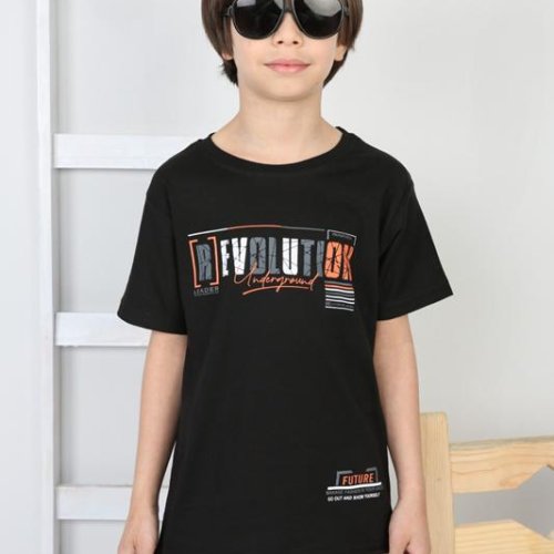 Футболка MMZ (4-8) M398 black (лето) MMZ M398 black