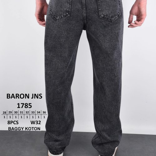 Джинсы God Baron (28-36) 1785 black (деми) God Baron 1785 black