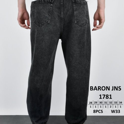 Джинсы God Baron (28-34) 1781 black (деми) God Baron 1781 black