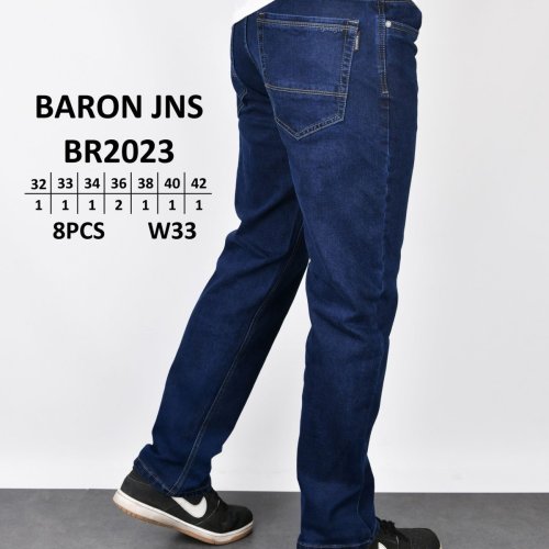 Джинсы God Baron (32-42) BR2023 blue (деми) God Baron BR2023 blue