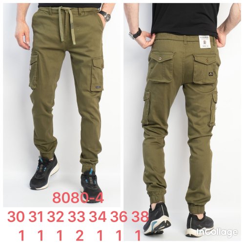 Джинсы God Baron (30-38) 8080-4 green (деми) God Baron 8080-4 green