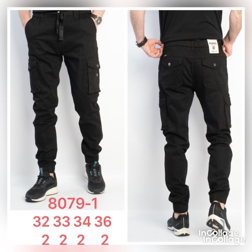 Джинсы God Baron (32-36) 8079-1 black (деми) God Baron 8079-1 black