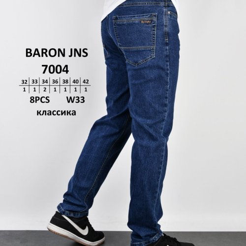 Джинсы God Baron (32-42) 7004 blue (деми) God Baron 7004 blue