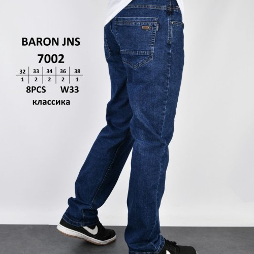 Джинсы God Baron (32-38) 7002 blue (деми) God Baron 7002 blue