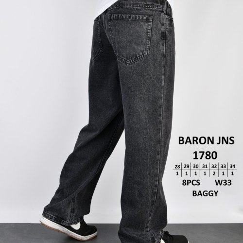 Джинсы God Baron (28-34) 1780 black (деми) God Baron 1780 black