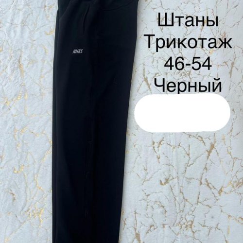 Штаны спорт Lina (46-54) L102 black (деми) Lina L102 black