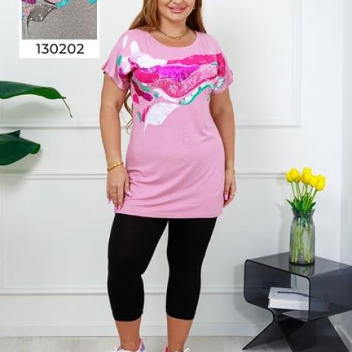 Костюм Vehuiah (2XL-3XL) 130202 d.pink (лето) Vehuiah 130202 d.pink