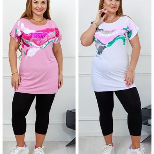 Костюм Vehuiah (2XL-3XL) 130202 white (лето) Vehuiah 130202 white