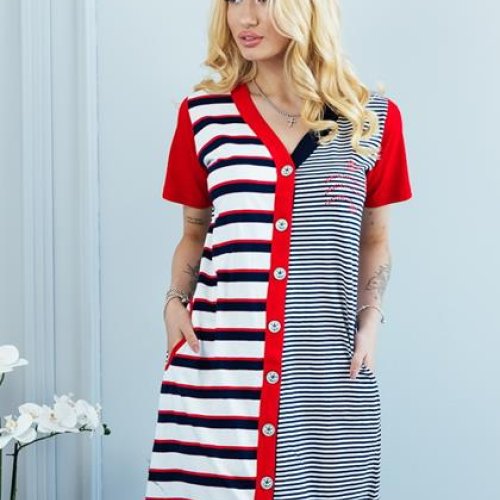 Халат Vehuiah (M-XL) 613408 red (лето) Vehuiah 613408 red