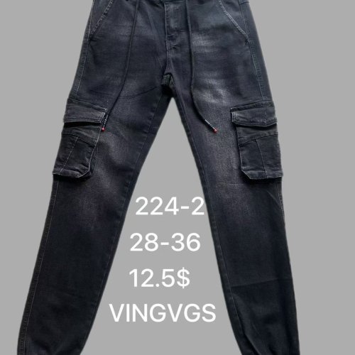 Джинсы God Baron (28-36) 224-2 black (деми) God Baron 224-2 black