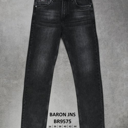 Джинсы God Baron (34-44) BR9575 black  (деми) God Baron BR9575 black 